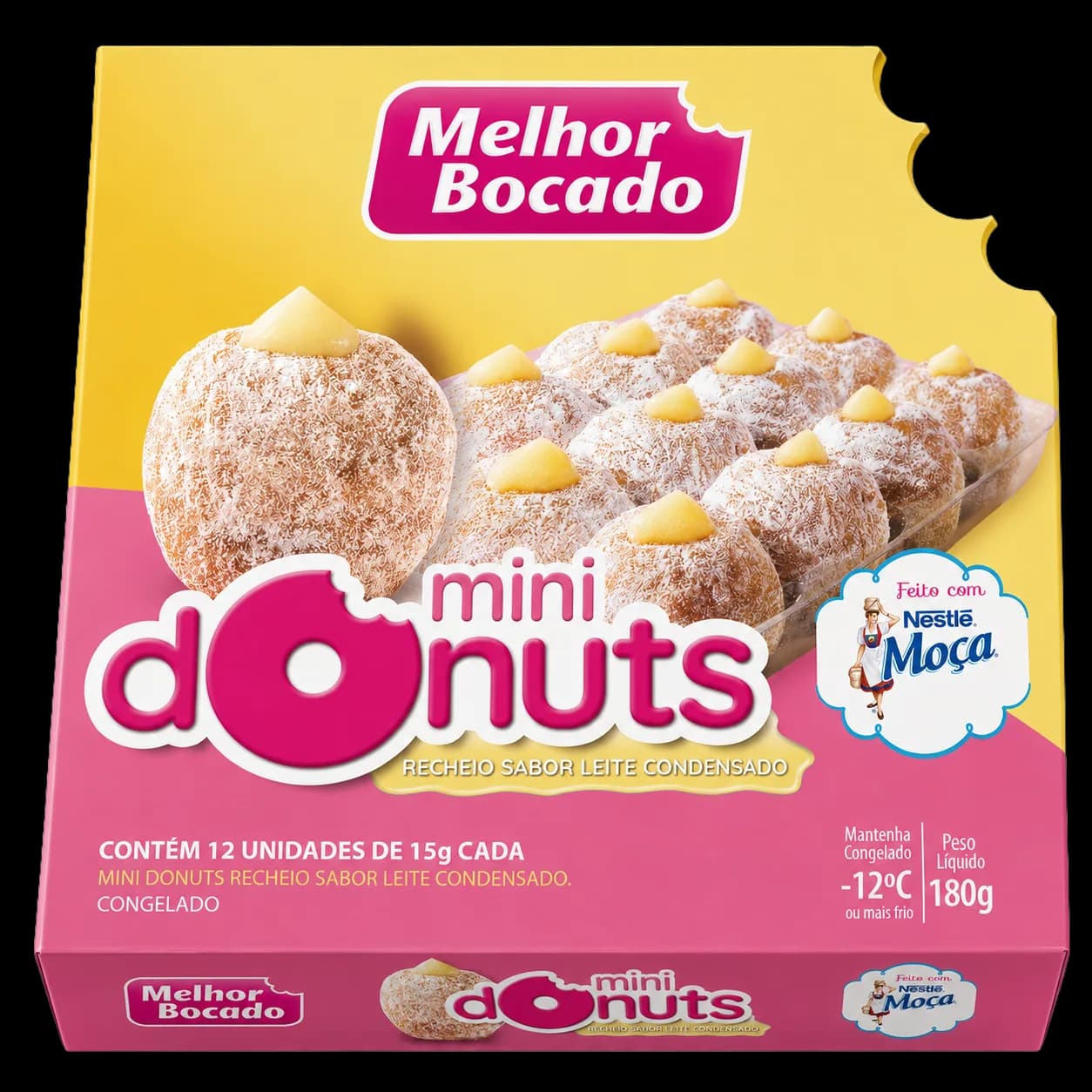 Cx Mini Donuts Leite Moça